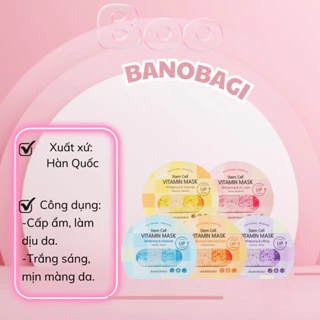 BANOBAGI STEM CELL VITAMIN MASK - Mặt Nạ Dưỡng Da Banobagi (1 miếng caro)