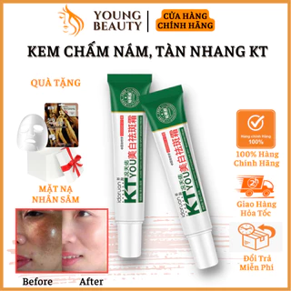 Kem chấm nám tàn nhang KT - Kem giảm nám, trắng da, đánh bay tàn nhang, cho làn da căng mịn - YOUNG BEAUTY