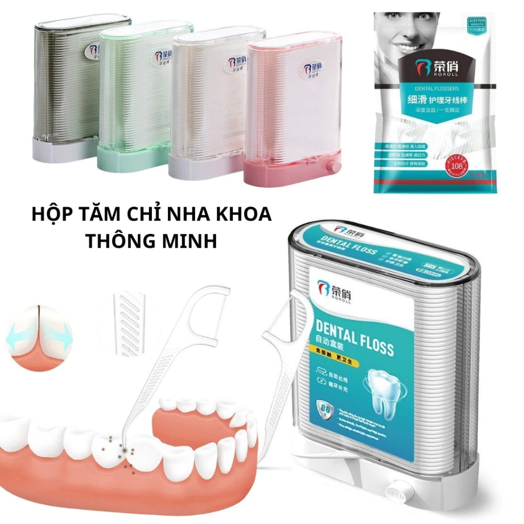 Hộp tăm chỉ nha khoa tự động thông minh