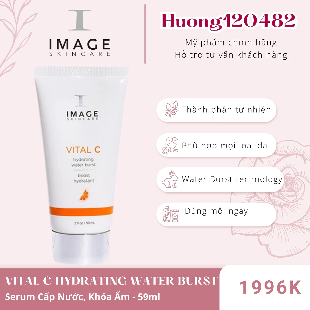 SERUM CẤP ẨM KHÓA NƯỚC CHO DA CĂNG MƯỚT VITAL C HYDRATING WATER BURST IMAGE 6/26