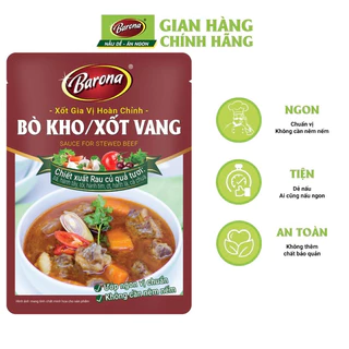 XỐT GIA VỊ HOÀN CHỈNH- BÒ KHO/ SỐT VANG- barona- chiết xuất rau củ quả tươi