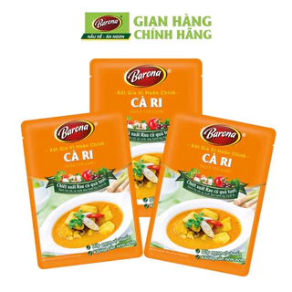 XỐT GIA VỊ HOÀN CHỈNH- CaRi- barona- chiết xuất rau củ quả tươi gói 80g