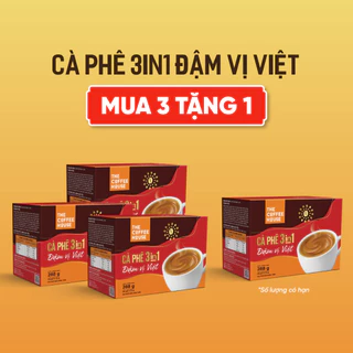 [COMBO 3 TẶNG 1] The Coffee House cà phê sữa hoà tan 3IN1 đậm vị Việt  (Hộp 18 gói x  16g)