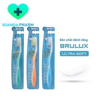 Bàn chải đánh răng đầu siêu mềm <0.01mm Brulux Ultra Soft vệ sinh răng miệng nhẹ nhàng, chải sâu tận kẽ răng [Hoa Linh]