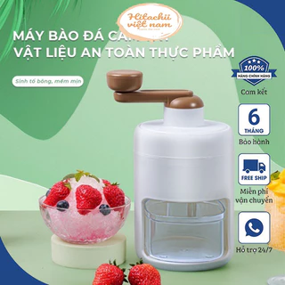 Máy Bào Đá Mini Xay Đá Tuyết Quay Bằng Tay Đa Năng Cho Gia Đình