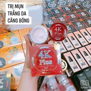 01 Hũ Kem 4K PLUS MỤN Hũ To 20gram Chính Hãng Thái Lan