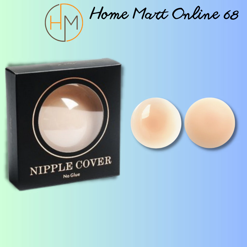 Miếng dán ngực silicon màu nude tàng hình mỏng nhẹ chống nước siêu