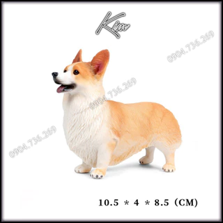 Mô hình động vật con Chó Corgi - Chính hãng