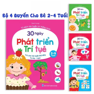 Sách - 30 Ngày Phát Triển Trí Tuệ Dành Cho Trẻ Từ 2 - 4 Tuổi