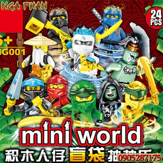 Minifigures Nhân Vật Ninjago Siêu Đẹp Đồ Chơi Xếp Hình Lắp Ráp MOC DIY