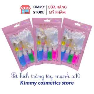 Set kích trắng khử thâm X10 pha dưỡng thể