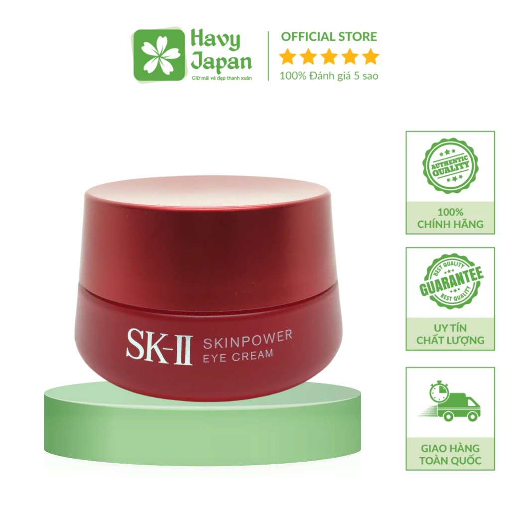 Kem Dưỡng Mắt Chống Lão Hóa SK-II Skinpower Eye Cream 15gr Nhật Bản