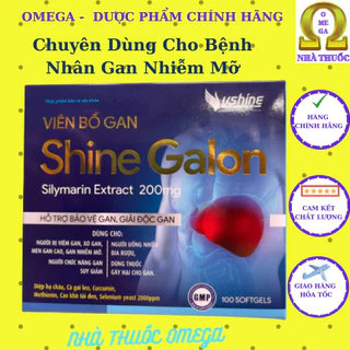 Viên Bổ Gan Shine Galon [Date T11/2026] - Chuyên Dùng Cho Bệnh Nhân Gan Nhiễm Mỡ