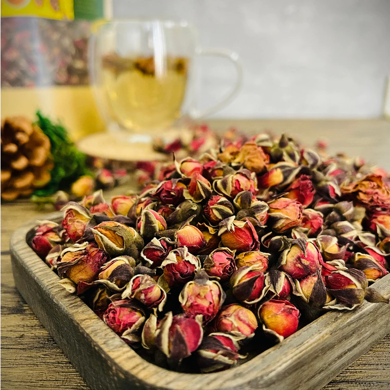TRÀ NỤ HOA HỒNG - NỤ HỒNG SẤY LẠNH - đẹp da - thải độc cơ thể