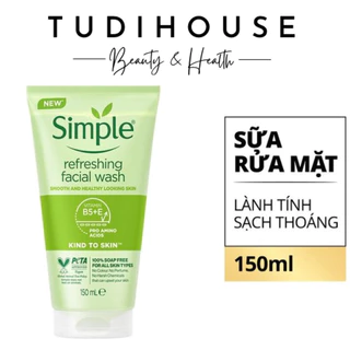 Sữa rửa mặt Simple Refreshing Facial Wash Gel 150ml