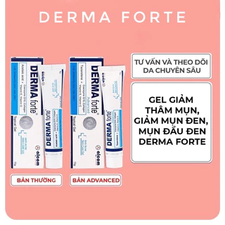 Derma Forte 15g - Gamma, Bản Thường / Advanced, Gel Giúp Giảm Mụn Trứng Cá, Ngừa Thâm, Mờ Sẹo, Da Dầu Mụn chinh hãng