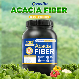 Acacia Fiber OVOVITA Hũ 360gr - Chất Xơ Hòa Tan Tự Nhiên Tăng Cường Hệ Tiêu Hóa