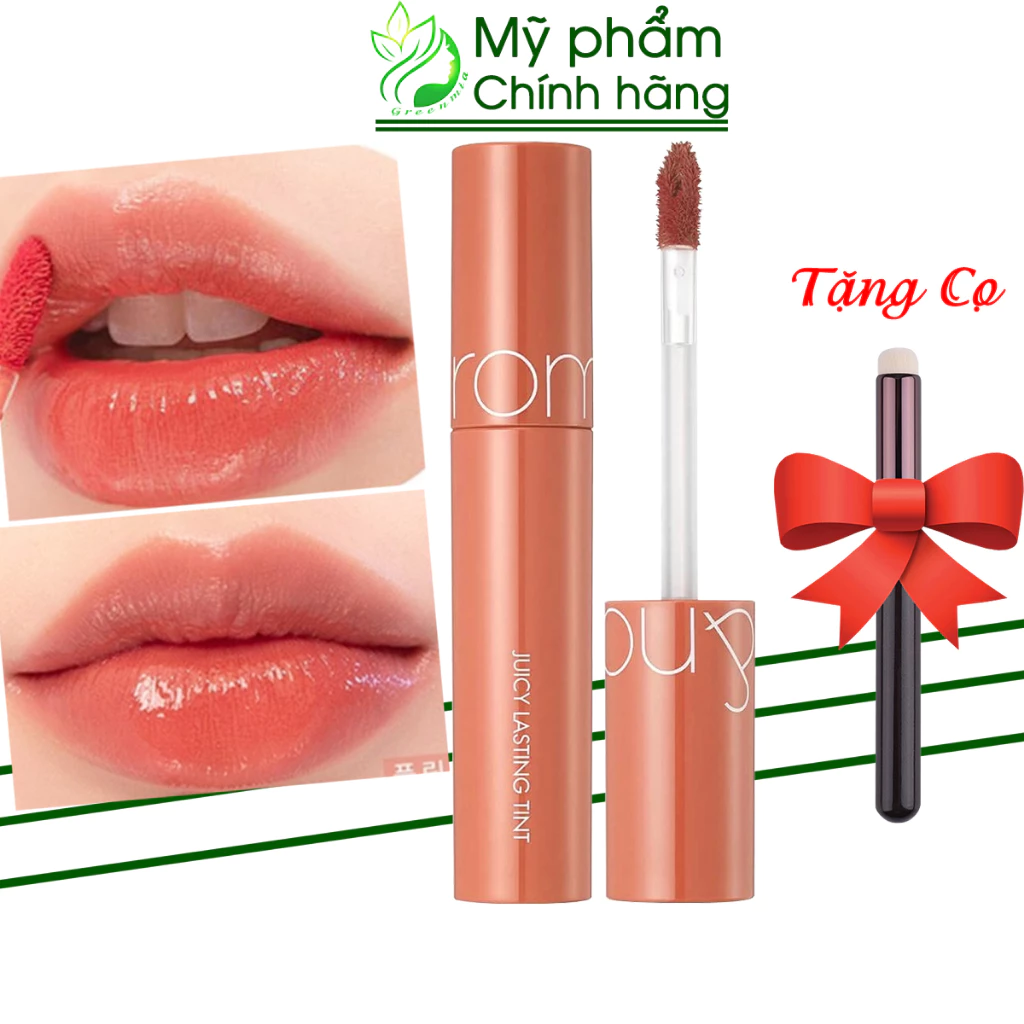 Son Romand Bóng Juicy Lasting Tint Màu 10 Nudy Peanut Cam Nude Đào 5 ML [CAM KẾT CHÍNH HÃNG]