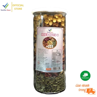 Mixed Nuts 6 Loại Nhân Hạt Dinh Dưỡng VietTin Mart 500g