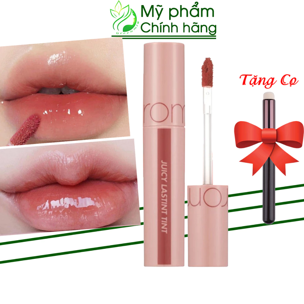 Son Romand Bóng Juicy Lasting Tint Màu Juicy 23 Nucadamia (Mood Nude) Đỏ Nâu Nude Độc Đáo 5ML [CAM KẾT CHÍNH HÃNG]