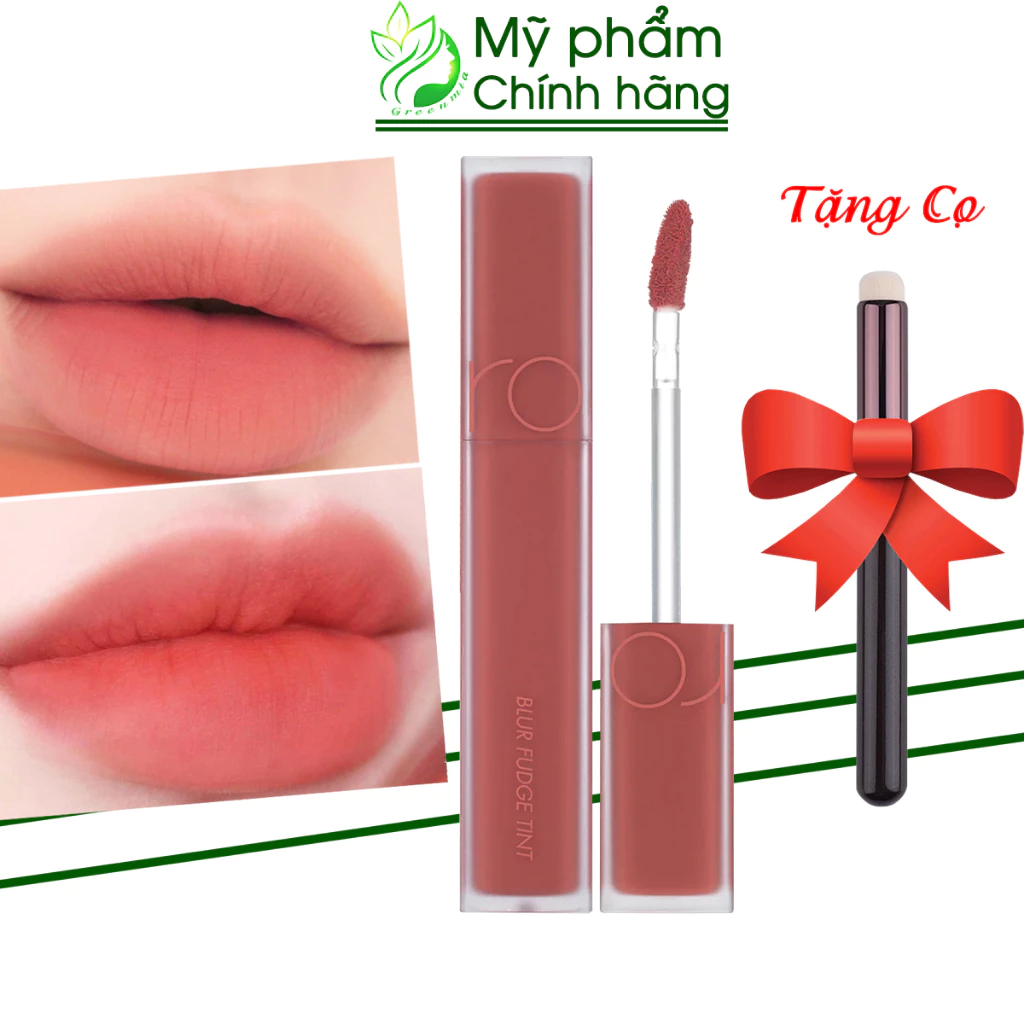 Son Romand Kem Lì Vỏ Vuông Blur Fudge Tint Màu 01 Pomeloco Cam San Hô 5g [CHÍNH HÃNG CHECK HIDDENTAG]