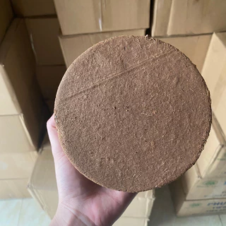 1 Viên nén (đất nén) xơ dừa hữu cơ nặng 450g - 500g siêu chất dinh dưỡng