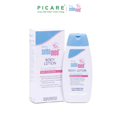 Sữa Dưỡng Ẩm Toàn Thân Dành Cho Trẻ Sơ Sinh Và Trẻ Nhỏ Sebamed pH 5.5 BaBy Sebamed Body Lotion 200ml