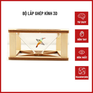 Đồ chơi giáo dục bộ lắp ghép kính 3D , phát minh nhỏ, đồ chơi stem, đồ chơi thông minh cho trẻ mầm non, tiểu học.