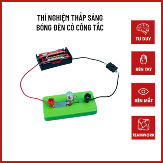 Đồ chơi giáo dục thiết bị mạch tự làm bóng đèn thắp sáng, đèn pin bỏ túi đồ chơi stem, đồ chơi thông minh cho tiểu học