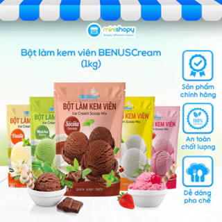 BỘT LÀM KEM VIÊN Benuscream gói 100gr