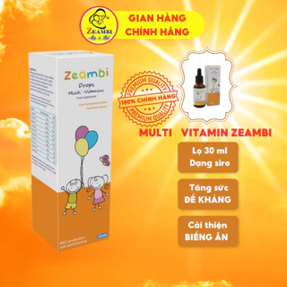 Multi - Vitamin Zeambi ( 30ml ) dạng nhỏ giọt - Nhập khẩu Anh Quốc