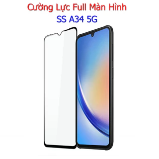 (F26) Miếng Dán Cường Lực Samsung A34 5G Full Màn Hình