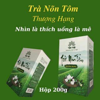 Trà Nõn Tôm Tân Cương Thượng Hạng hộp 200g(2 gói 100g) Chè Thái Nguyên Trà Xanh Tâm Thái H200gNTTH