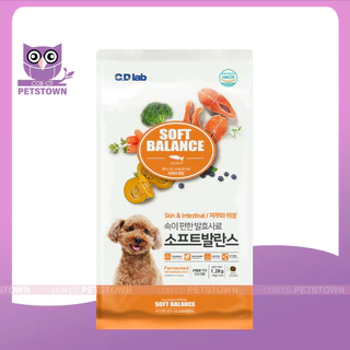 [1.2KG] Soft Balance- Thức ăn hạt mềm cho chó mọi lứa tuổi vị vịt. cá hồi  1.2kg nhập khẩu Hàn Quốc