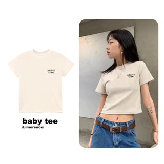 Áo thun Baby tee LIMERENCE Studio vải cotton cao cấp co giãn, dày dặn Local Brand