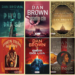 Sách - Trọn bộ Pháo đài số + Thiên thần và ác quỷ + Hỏa ngục Điểm dối lừa Nguồn cội Biểu tượng thất truyền - Dan Brown