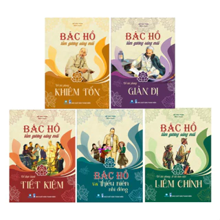 Sách - Combo 5 cuốn Bác Hồ tấm gương sáng mãi - ndbooks