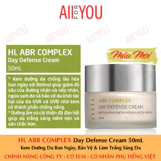 [CHÍNH HÃNG] HL ABR COMPLEX Day Defense Cream - Kem Dưỡng Da Ban Ngày, Bảo Vệ & Làm Trắng Sáng Da.