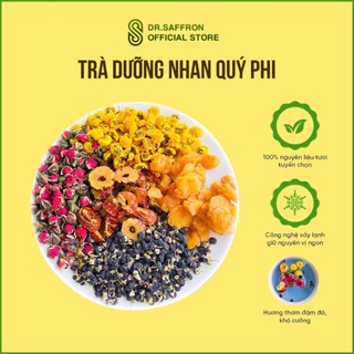 Trà dưỡng nhan Quý phi Mộc Hương Sơn (Gồm: Long nhãn, táo đỏ, hắc kỷ tử, hoa hồng, hoa cúc)