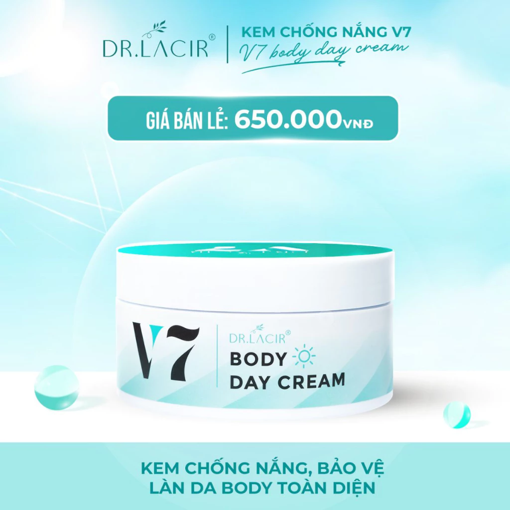 Kem dưỡng Body Day ban ngày V7 Lamer Dr Lacir chính hãng drlacir