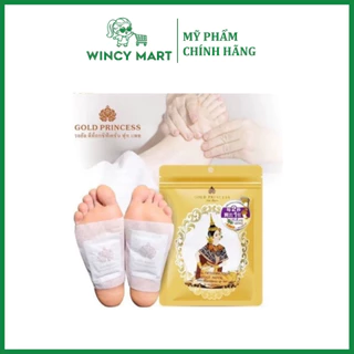 Miếng Dán Thải Độc Chân Thái Lan Lanna Foot Patch - Thải Độc Tố Lòng Bàn Chân Giảm Nhức Mỏi Ngủ Ngon (10 Miếng/ Bịch)