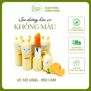 Son Dưỡng Môi Organic Hương Thảo Không Màu Vỏ Thỏ Vàng, Mùi Cam, Dưỡng Ẩm Tự Nhiên - Hương Thảo Cosmetics