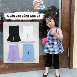 Quần Lửng Bé Gái Ống Loe Sành Điệu Cho Bé - BabyBoo - PiBo Store-LN