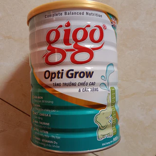 Sữa bột giúp tăng trưởng chiều cao cho trẻ từ 1-17 tuổi Gigo Opti Grow 900g