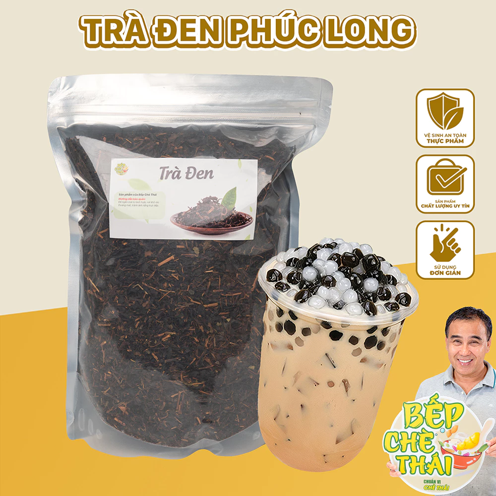 Trà Đen Phúc Long - Nguyên Liệu Làm Trà Sữa Trân Châu Thượng Hạng - Bếp Chè Thái
