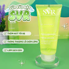 Sữa rửa mặt SVR cho da dầu, mụn không có xà phòng SVR Sebiaclear Gel Moussant 200ml