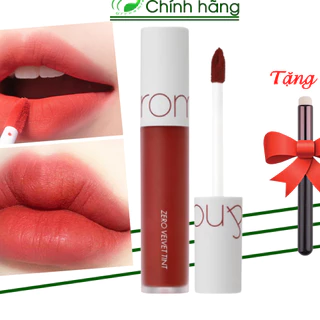 Son Romand Zero 02 Joyful Đỏ cam đất Son Kem Lì Romand Zero Velvet Tint [CHECK HIDDEN TAG] ️