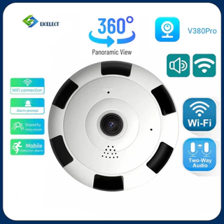 Camera Ốp trần V380Pro VR 360 toàn cảnh đàm thoại 2 chiều