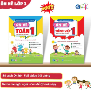 Sách - Combo Ôn Hè Toán và Tiếng Việt 1 - Chương Trình Mới - Dành cho học sinh lớp 1 lên 2 (2 cuốn)