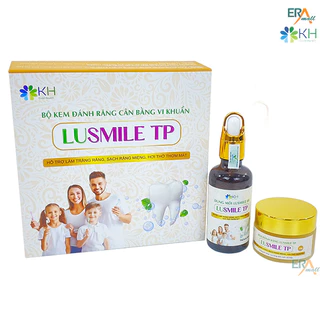 Bộ kem đánh răng làm trắng răng, thơm miệng, cân bằng vi khuẩn LUSMILE TP